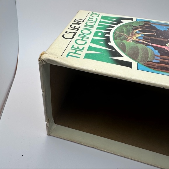 Vintage The Chronicles of Narnia 7 Book Box Set by C S Lewis 1978 Paperback - Picture 13 of 13